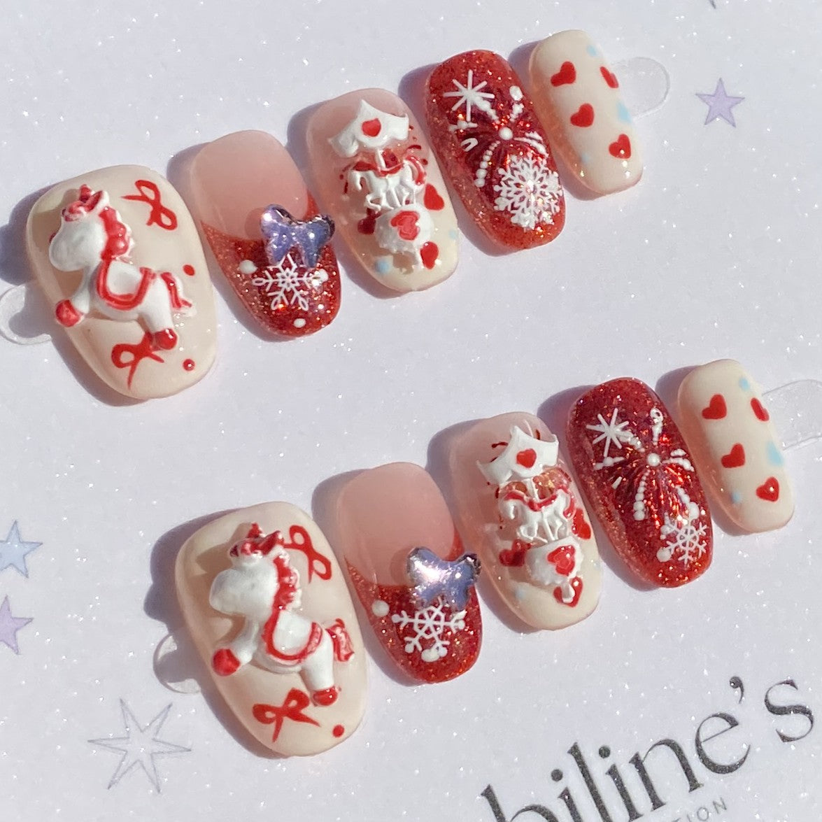 red carousel